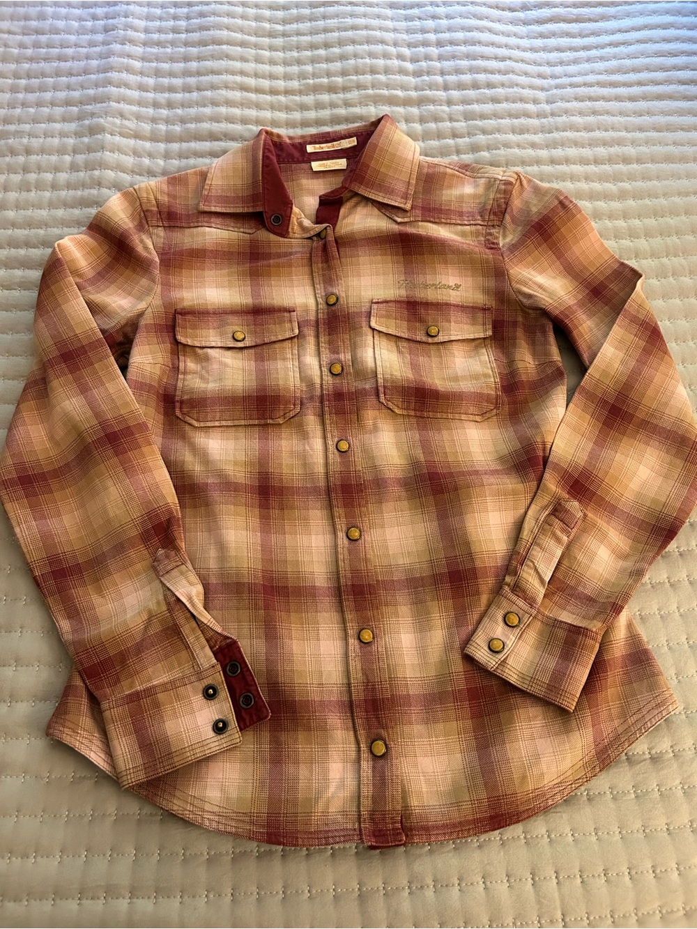 Timberland Women's Plaid Flannel Button-Down Size XS